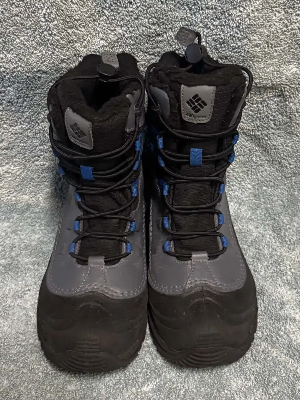 Columbia Bugaboot Celsius Snow Boot Shark/Bright Indigo 400g Waterproof